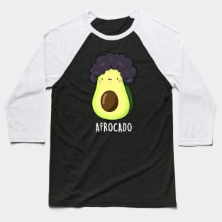 Afro-cado Cute Funny Avocado Pun Baseball T-Shirt